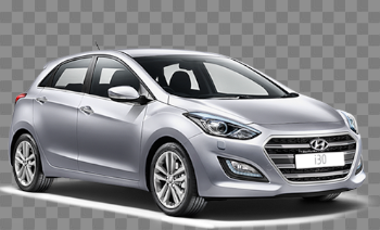 Silver Hyundai Transparent Background PNG