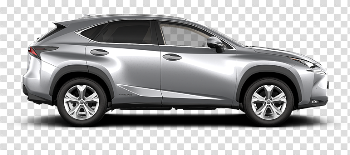 Silver Lexus PNG Background Image