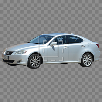 Silver Lexus PNG Picture