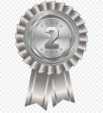 Silver medal Award Clip art - Silver Medal Transparent PNG Clip Art Image 