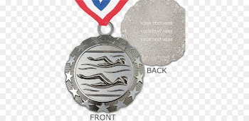 Silver medal Award Gold medal - swimming silver medal 