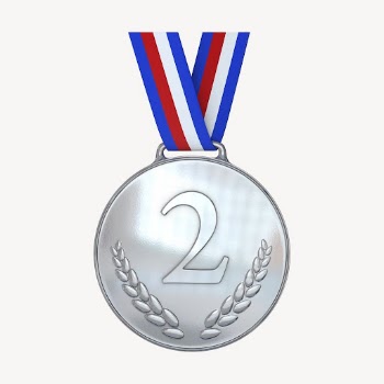 Silver medal clipart, illustration vector. | Free Vector - rawpixel