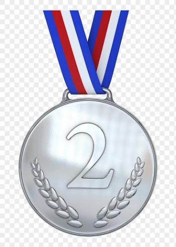 Silver medal png sticker illustration, | Free PNG - rawpixel