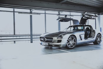 Silver Mercedes-Benz Car