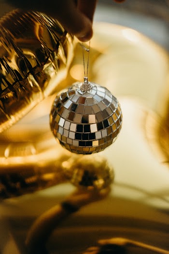 Silver Mirror Ball