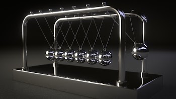 Silver Newton Ball