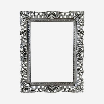 Silver ornamental frame, vintage decor | Free Photo - rawpixel