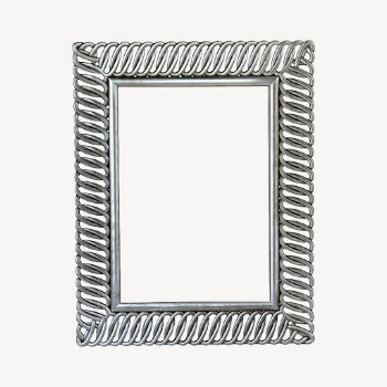 Silver ornamental frame, vintage decor | Free Vector - rawpixel
