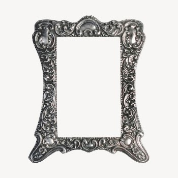 Silver ornamental frame, vintage decor | Free Vector - rawpixel
