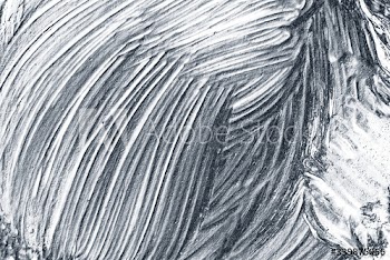 Silver paint brush stroke