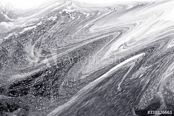 Silver paint flow