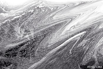 Silver paint flow