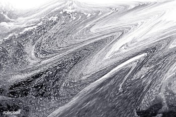 Silver paint flow | Free stock photo - 596703