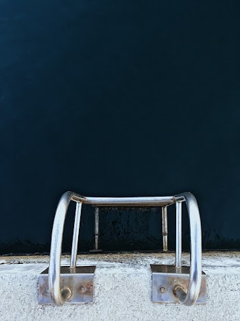Silver Pool Ladder