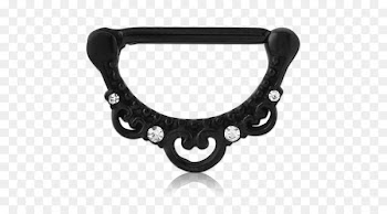 Silver Product design Body Jewellery - clicker filigree 