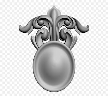 Silver Product design - cartouche badge 