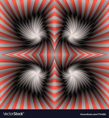 Silver red swirl background vector image