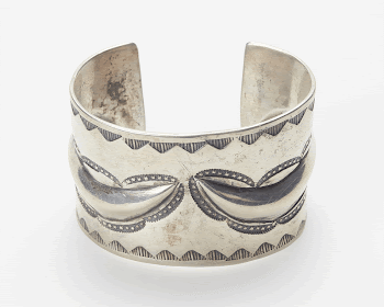 Silver sheet band stamped repousse' | Free Photo - rawpixel