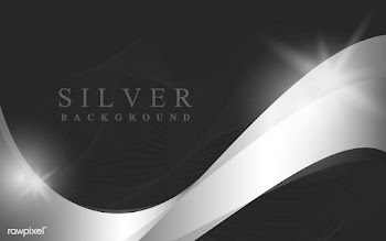 Silver wave abstract background illustration | Free stock vector - 564504