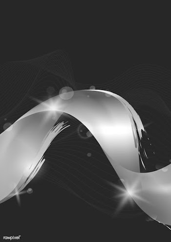 Silver wave abstract background illustration | Free stock vector - 564530