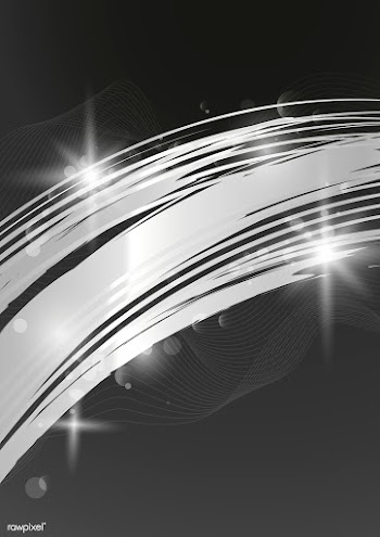 Silver wave abstract background illustration | Free stock vector - 564545
