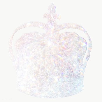 Silvery holographic royal crown design element | Free  transparent png - 2351414