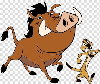 Simba Timon and Pumbaa Dog Animation Cartoon, Dog transparent background PNG clipart