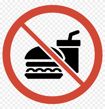Similar Cliparts - - No Food And Drink Sign