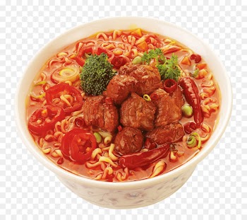 Simmering Shuizhu Beef bourguignon Ramen - pasta noodle 