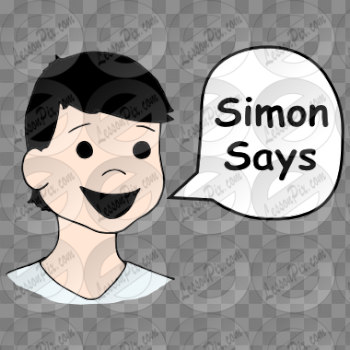 Simon Says Picture for Classroom / Therapy Use - Great Simon Says ...