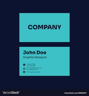 simple and elegant business card design template