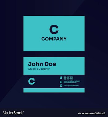simple and elegant business card design template