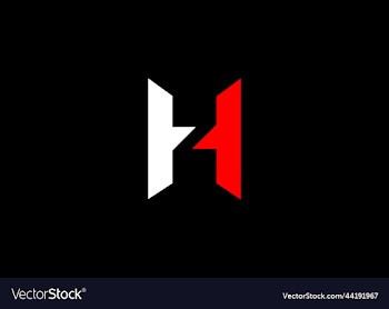 simple beautiful letter h and hidden z logo