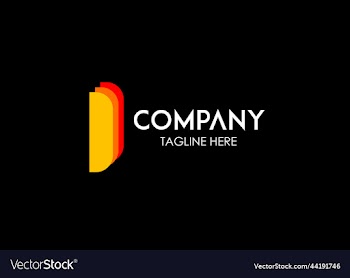 simple beautiful letter i with gradient logo