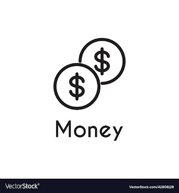 simple black two coin icon design