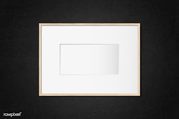 Simple blank frame on the wall | Free stock vector - 584137