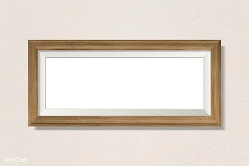 Simple blank frame on the wall | Free stock vector - 584149