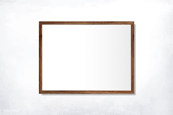 Simple blank frame on the wall | Free stock vector - 584191