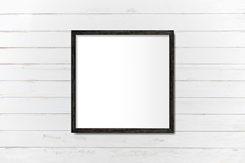Simple blank frame on the wall | Free stock vector - 584201