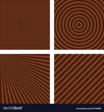 Simple brown striped background set vector image