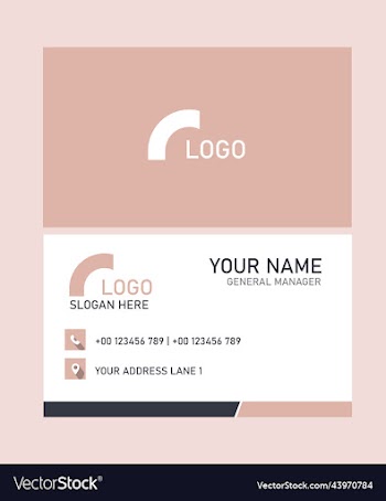 simple business card design image