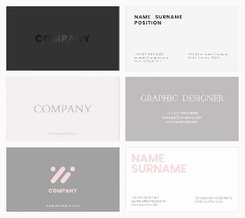 Simple business card template psd | Free PSD - rawpixel
