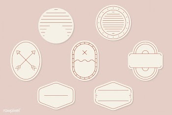 Simple business logo set | Free stock vector - 679724