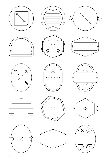 Simple business logo set | Free stock vector - 679737