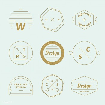 Simple business logo set | Free stock vector - 679743