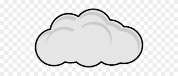Simple Cloud Clipart - Nuvens Vetor Png