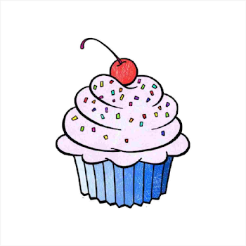 Simple Cupcake Drawing at PaintingValley.com | Explore collection ...