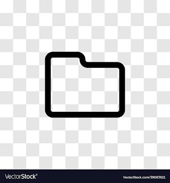 simple cute line style of folder icon