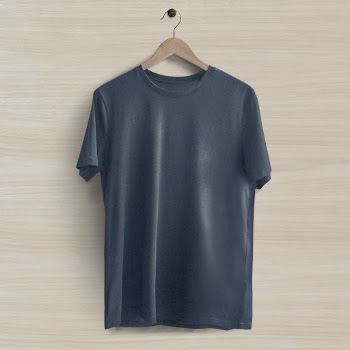 Simple dark blue t-shirt | Free Photo - rawpixel