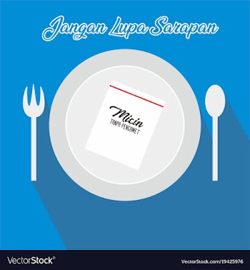 Simple flat plate vector image